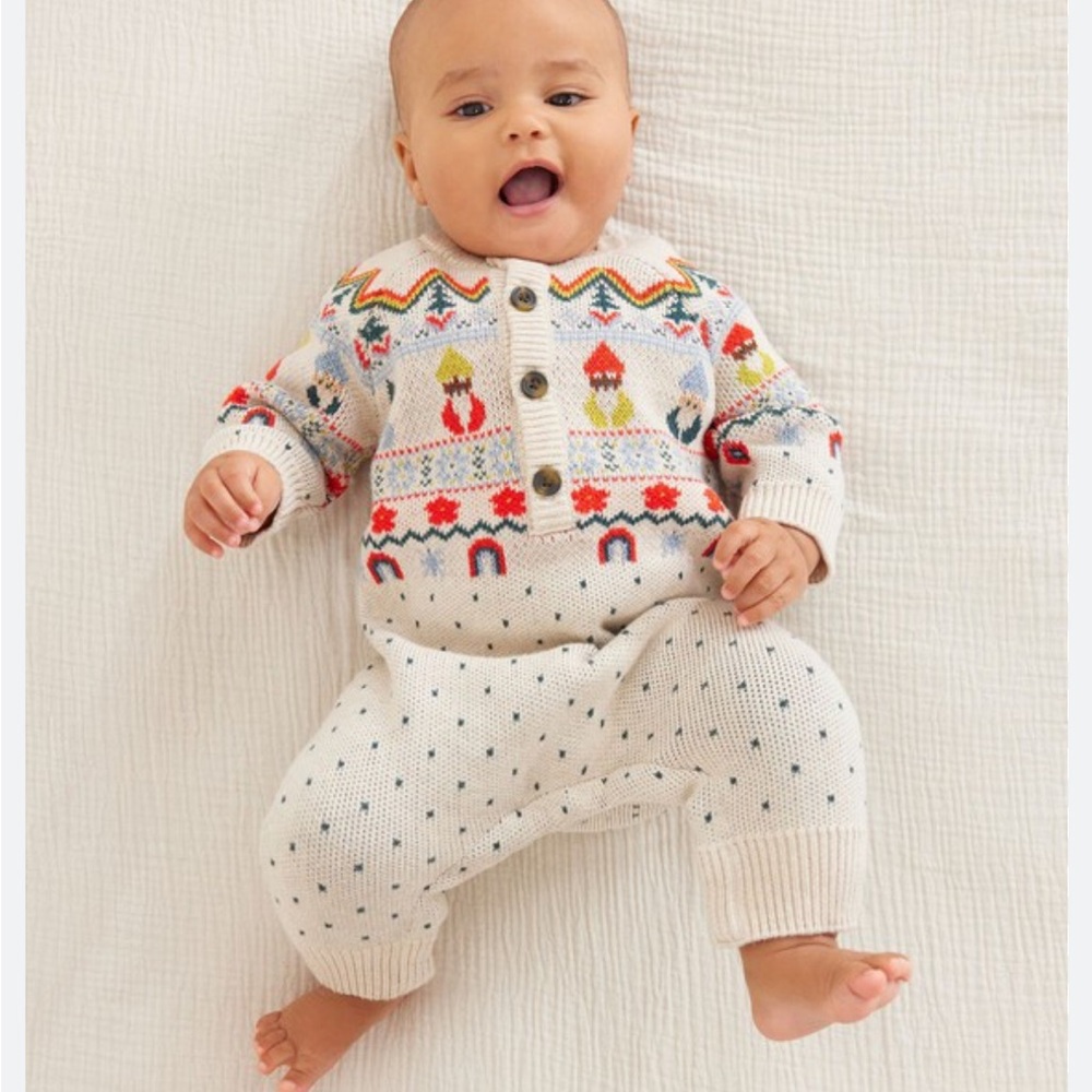 Hanna Anderson baby gnome romper